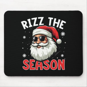 Tapis De Souris Rizz La Saison Père Noël Rizzmas Drôle Garçons Noë