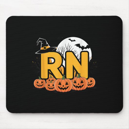 Tapis De Souris Rn - Halloween (Devant)
