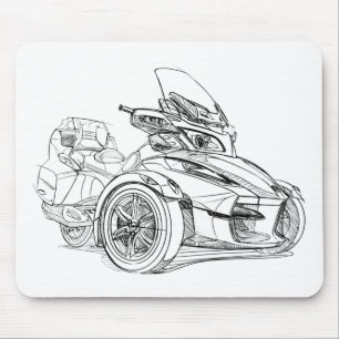 Tapis De Souris Roadster 2010 de CanAm Spyder droite