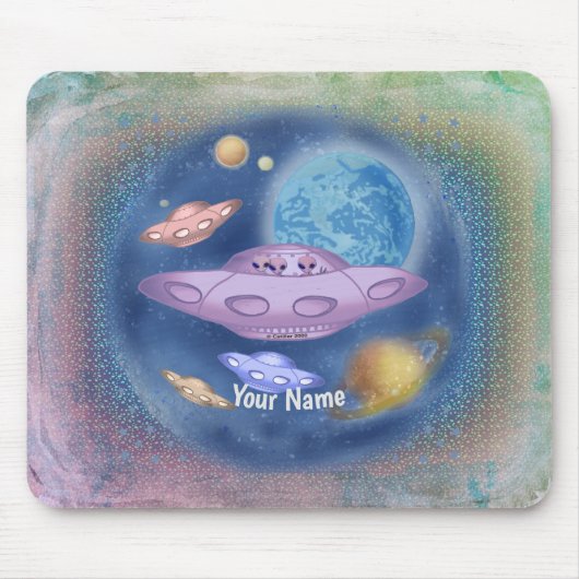 Tapis de souris Roadtrip de vaisseau spatial (Devant)