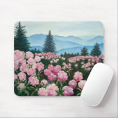 Tapis De Souris Roan Mt Rhododendron Fine Art Print Souris Pad (Avec souris)