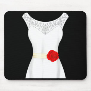 Tapis De Souris Robe de Mariée Enterrement de Vie de Jeune Fille C
