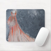 Tapis De Souris Robe orange Mousepad (Avec souris)