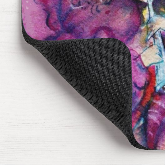 TAPIS DE SOURIS ROBE ROSE MUSICALE (Coin)