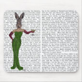 Tapis De Souris Robe verte de lapin (Devant)