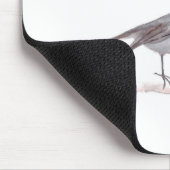 Tapis De Souris Robin oiseau aquarelle hiver Noël mignon (Coin)