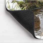 Tapis De Souris Robin Staring at its Reflection in Puddle (Coin)