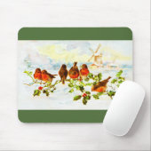 Tapis De Souris Robins et saint (Avec souris)