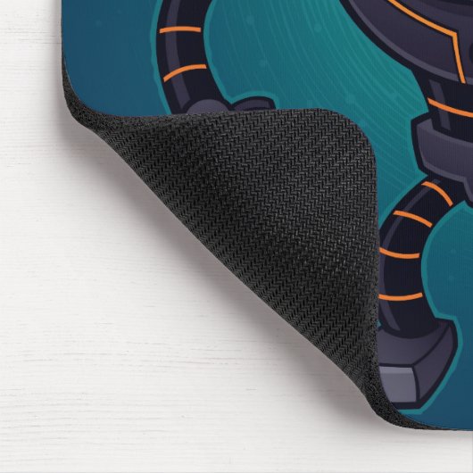 Tapis De Souris Robot en colère (Coin)