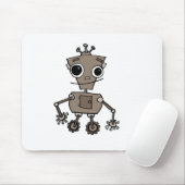 Tapis De Souris Robot heureux (Avec souris)