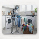 Tapis De Souris Robot Ironing Clothes (Devant)