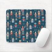 Tapis De Souris Robot Motif Dark (Avec souris)