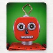 Tapis De Souris Robot rouge Mousepad (Devant)