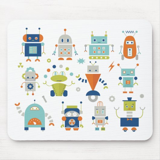 Tapis De Souris Robots (Devant)