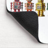 Tapis De Souris Robots arc-en-ciel (Coin)
