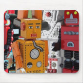 Tapis De Souris Robots Mousepad (Devant)