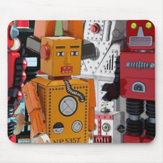 Tapis De Souris Robots Mousepad (Devant)