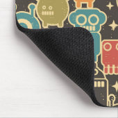 Tapis De Souris Robots sur brun (Coin)