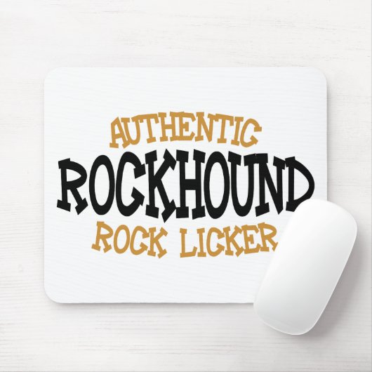 Tapis De Souris Roche authentique Licker de Rockhound (Avec souris)