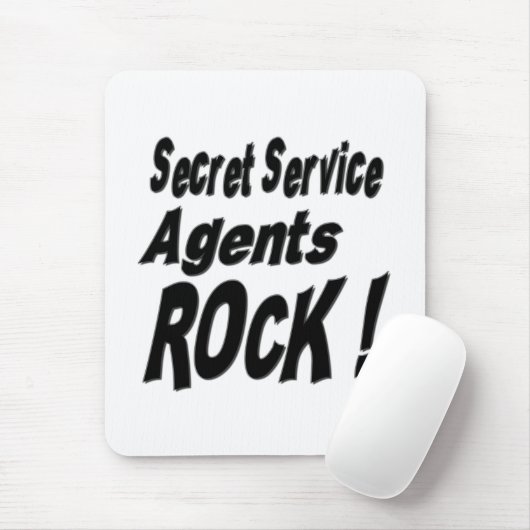 Tapis De Souris Roche d'agents de service secret ! Mousepad (Avec souris)