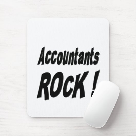 Tapis De Souris Roche de comptables ! Mousepad (Avec souris)