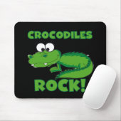 Tapis De Souris Roche de crocodiles (Avec souris)