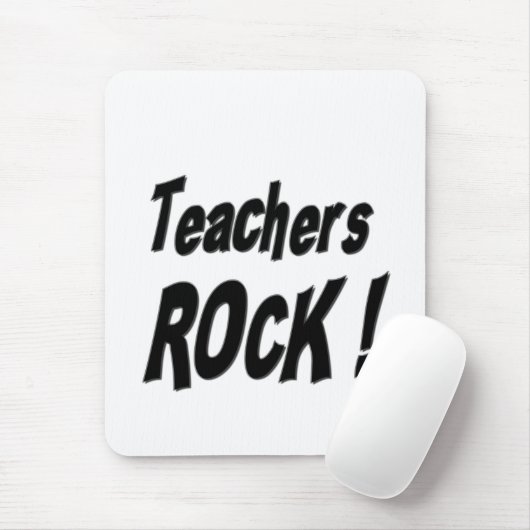 Tapis De Souris Roche de professeurs ! Mousepad (Avec souris)