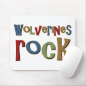Tapis De Souris Roche de Wolverines (Avec souris)