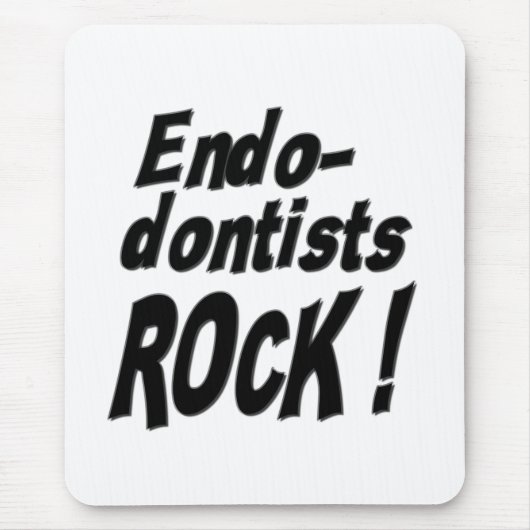 Tapis De Souris Roche d'Endodontists ! Mousepad (Devant)