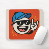 Tapis De Souris Rocher sur - 😎 Sticker de dessin (Avec souris)