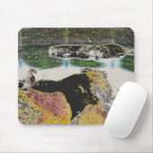Tapis De Souris roches d'oiseau (Avec souris)