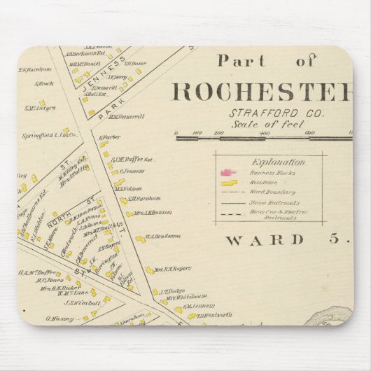 Tapis De Souris Rochester (Devant)