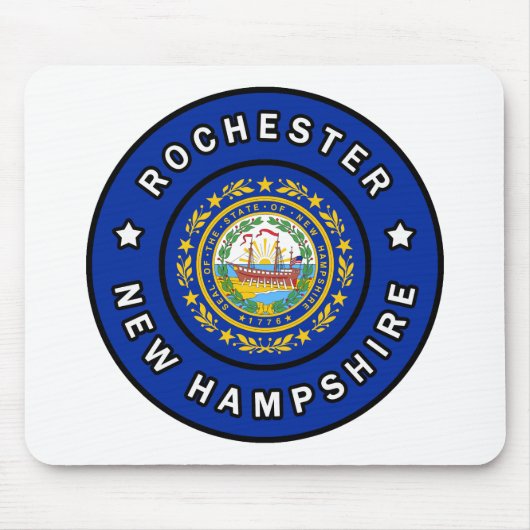 Tapis De Souris Rochester New Hampshire (Devant)