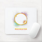 Tapis De Souris Rochester New York Total Éclipse solaire 8 avril 2 (Avec souris)