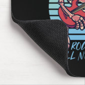 Tapis De Souris Rock and Roll Never Die Retro Rockstar Halloween (Coin)