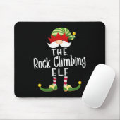 Tapis De Souris Rock Climbing Elf Group Christmas Funny Pajama Par (Avec souris)