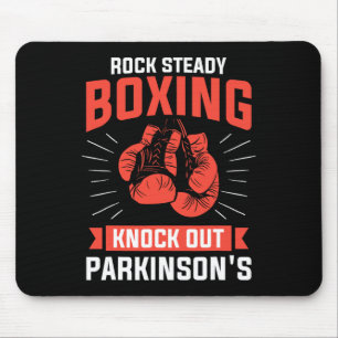 Tapis De Souris Rock Steady Boxing Frapper la boîte de Parkinson