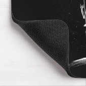 Tapis De Souris Rock Sur Skeleton Moon Rock Et Roll Men Women Rock (Coin)