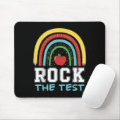 Tapis De Souris Rock The Test Testing Day Retro Motivational Teach (Avec souris)