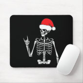 Tapis De Souris Rocker Skeleton Rocher À La Main Sur Costume Fun N (Avec souris)
