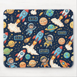 Tapis de souris Rocket Rocket – Motif de fusée spa