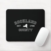 Tapis De Souris Rockland County New York Est 1798, Ny Collegiate S (Avec souris)