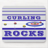 Tapis De Souris Rocks de curling (Devant)