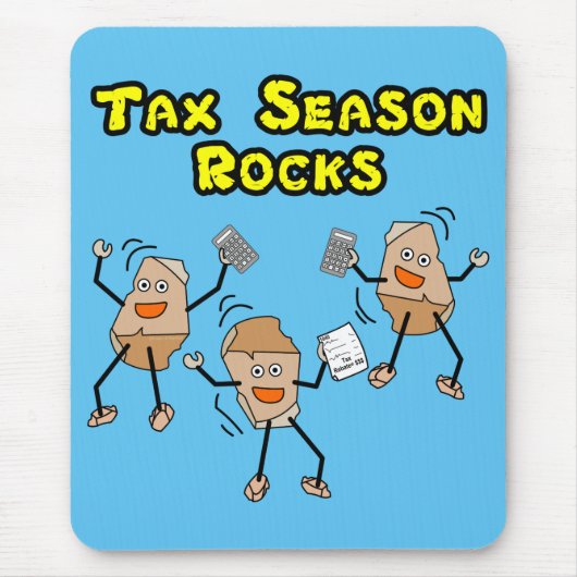 Tapis De Souris Rocks de la saison fiscale (Devant)