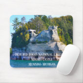 Tapis De Souris Rocks National Lakeshore Miners Castle (Avec souris)