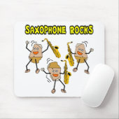 Tapis De Souris Rocks saxophones (Avec souris)