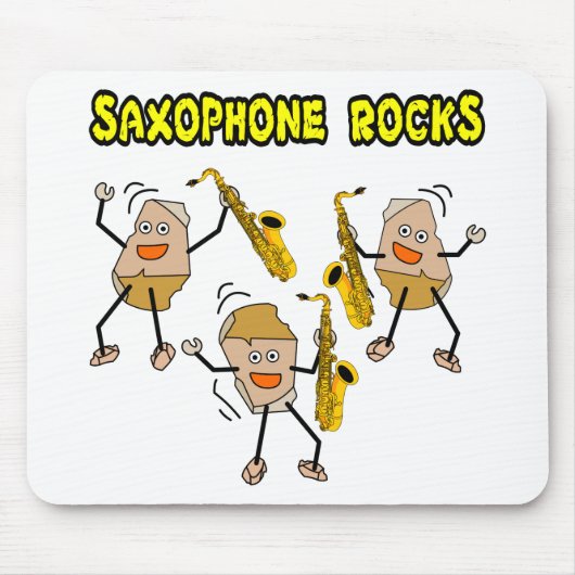 Tapis De Souris Rocks saxophones (Devant)