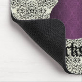 Tapis De Souris Rockstar Damask Guitare Mousepad, Violet (Coin)