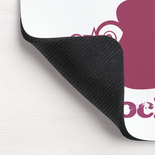 Tapis De Souris Rockstar Guitar Mousepad, Fuchsia (Coin)