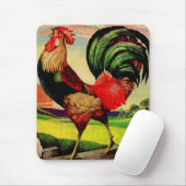 Tapis De Souris Rocky the Handsome Rooster (Avec souris)